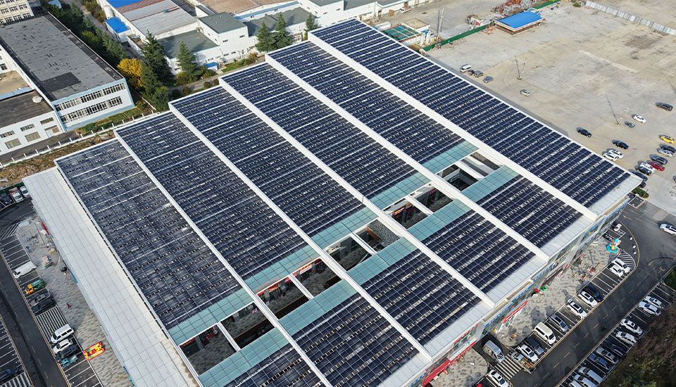 烟台佰和邻里中心1620KW分布式光伏发电项目